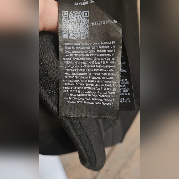 MARCIANO Black Lace detail fitted strappy halter Mini dress. Size small - Picture 7 of 13